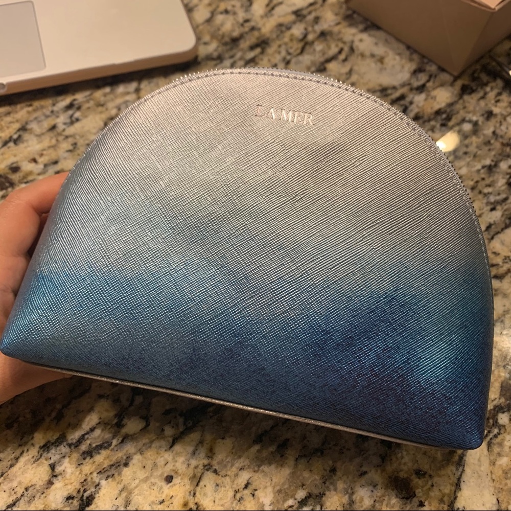 La Mer cosmetic bag